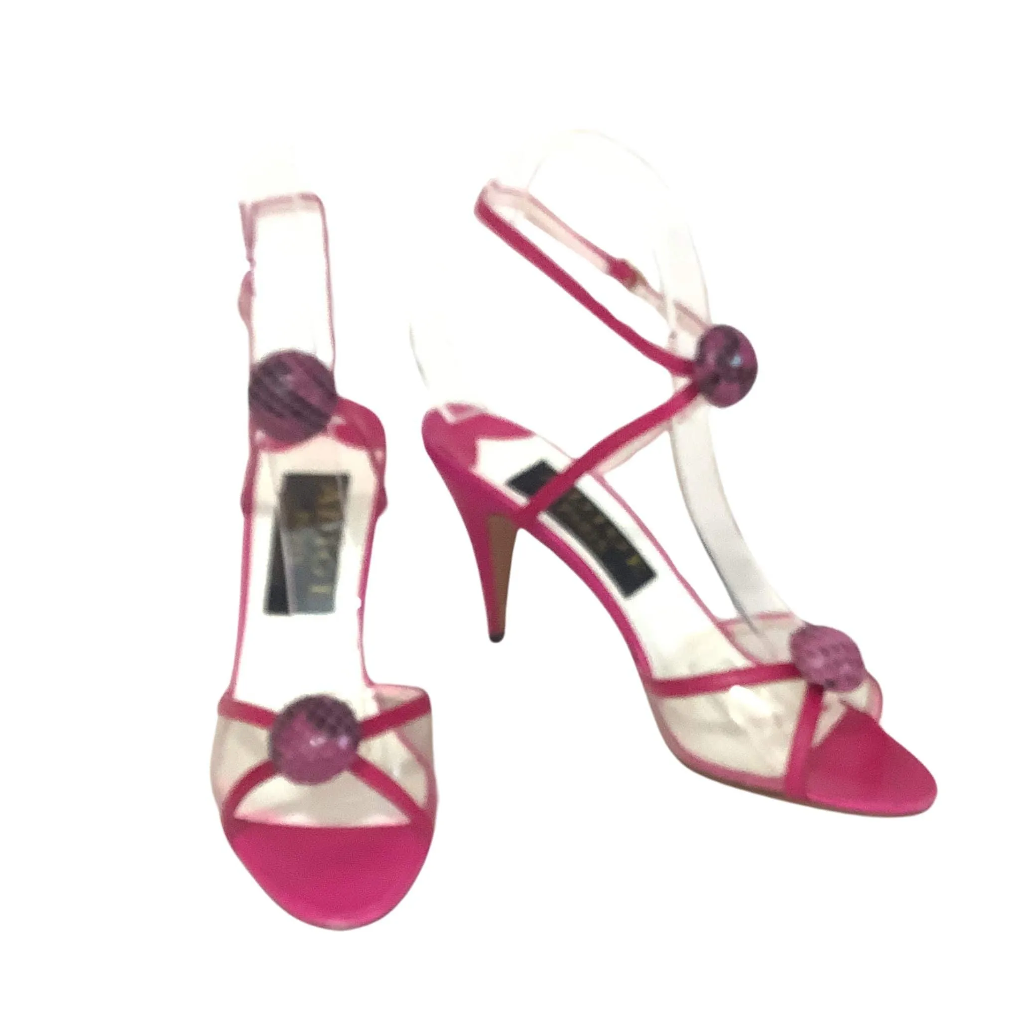 Adige Pink Strappy Heels