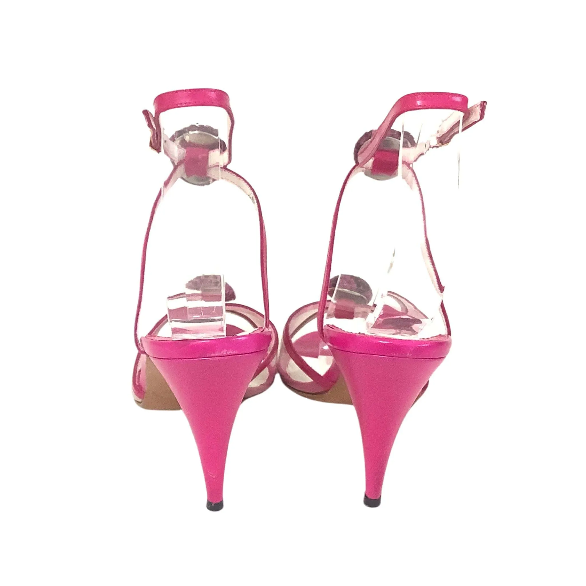 Adige Pink Strappy Heels