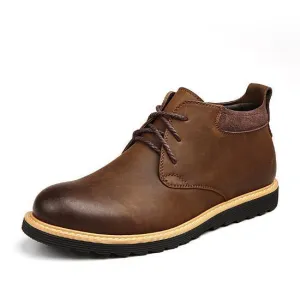 Angelo Ricci™ Classic Vintage Desert Genuine Leather Boots