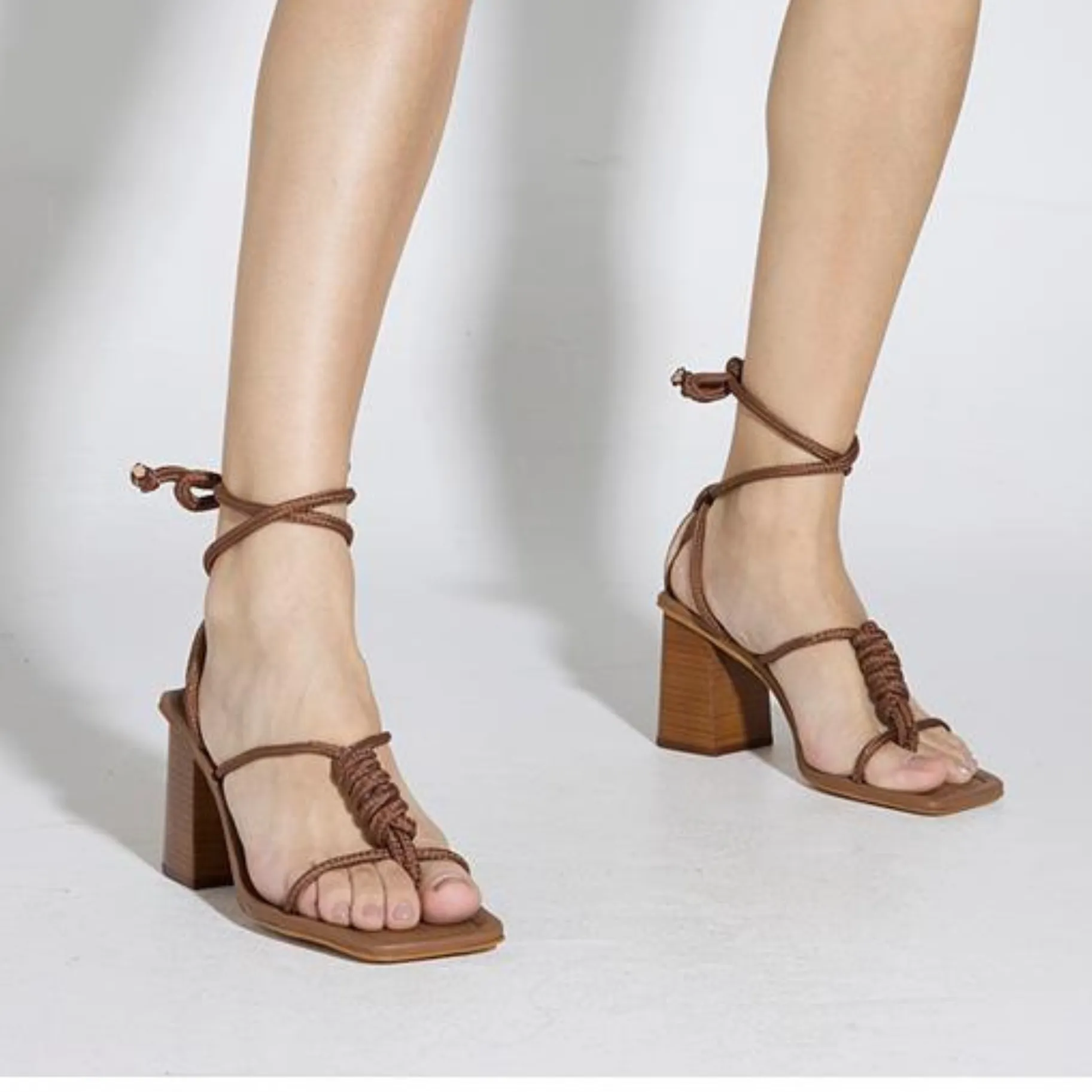 Angieh Rope & Atanado Leather Sandal