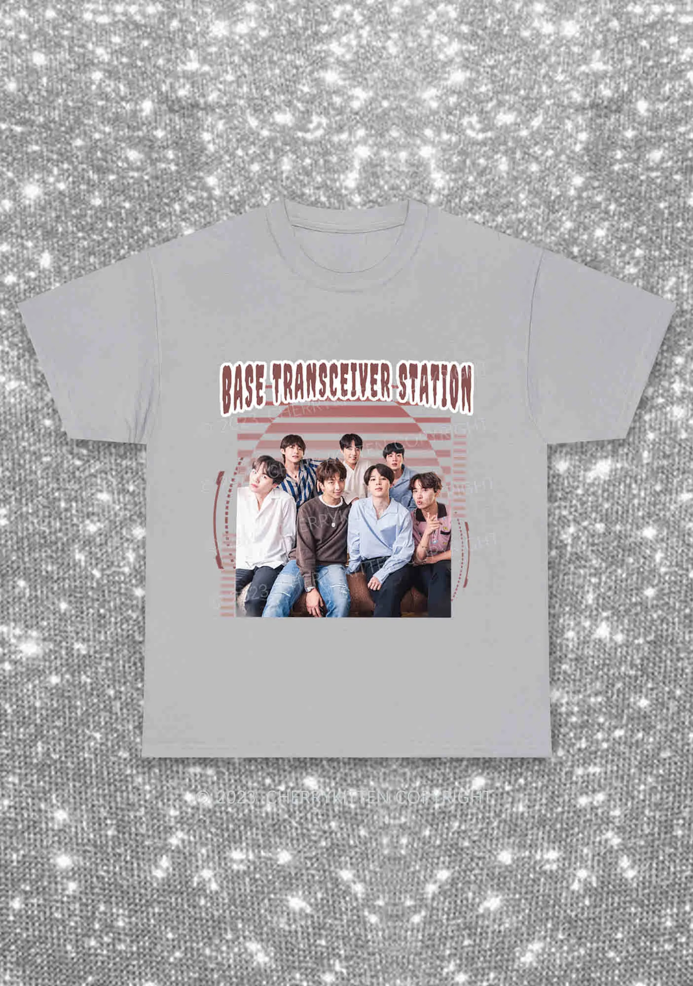 Base Transceiver Station Kpop Y2K Chunky Shirt Cherrykitten