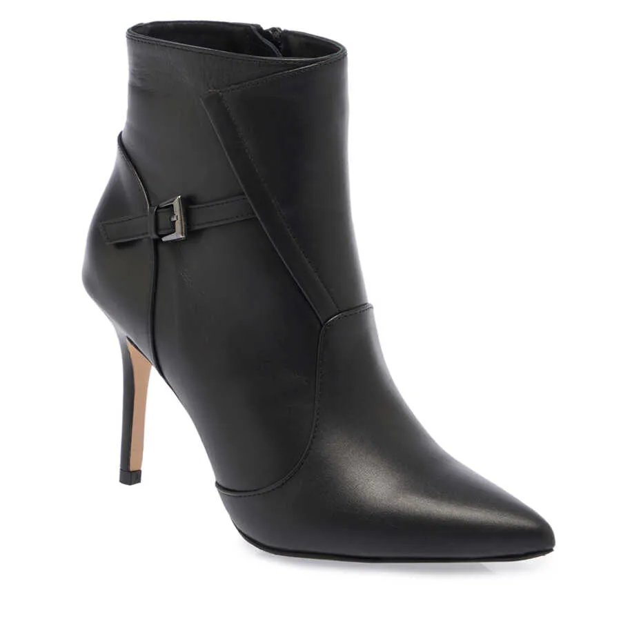 Black Leather Women's Classic Boot - SCB-B67058