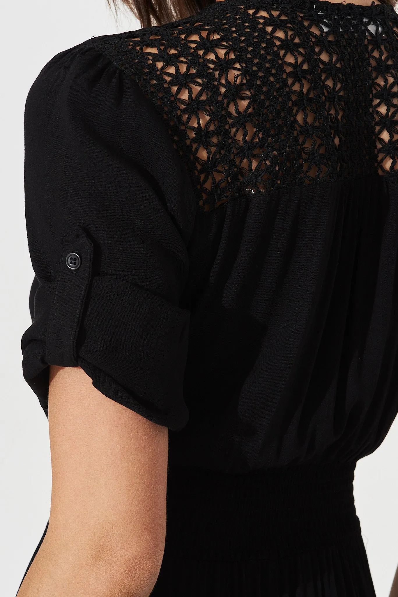 Black Selena Maxi Dress