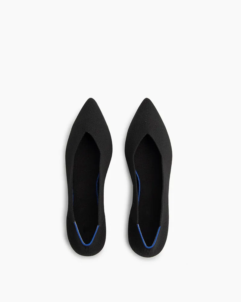 Eco-friendly Pointed Toe Ballet Flats（BotaniBound）