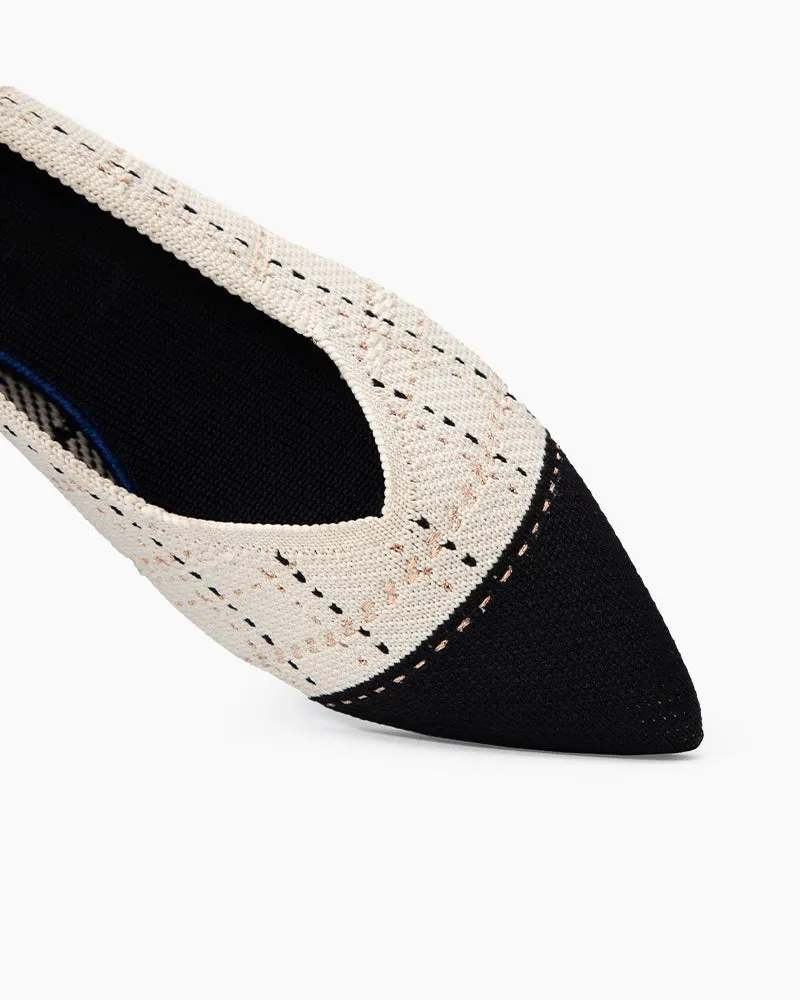 Eco-friendly Pointed Toe Ballet Flats（BotaniBound）
