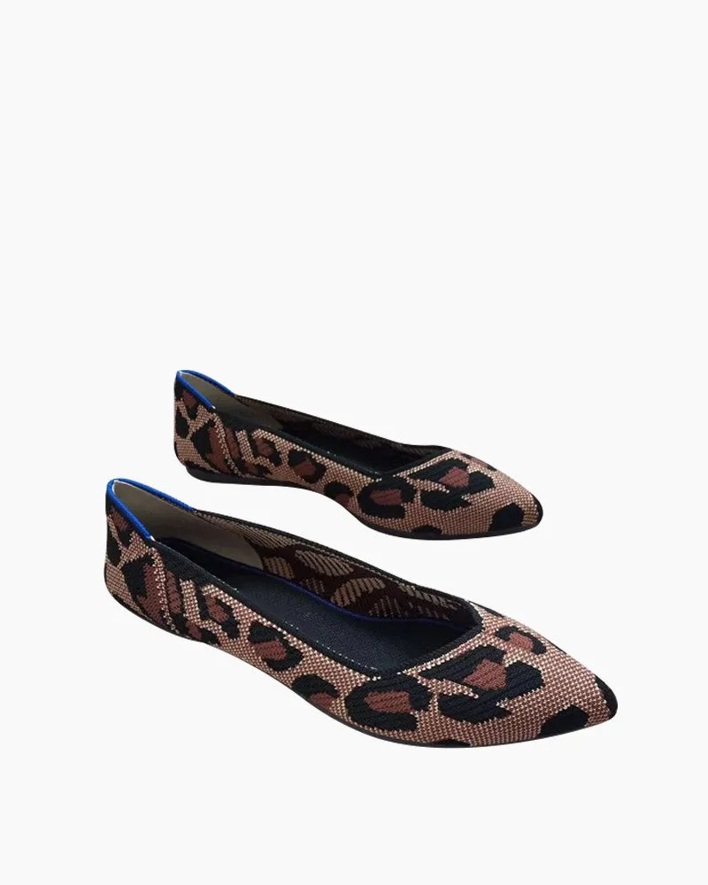 Eco-friendly Pointed Toe Ballet Flats（BotaniBound）