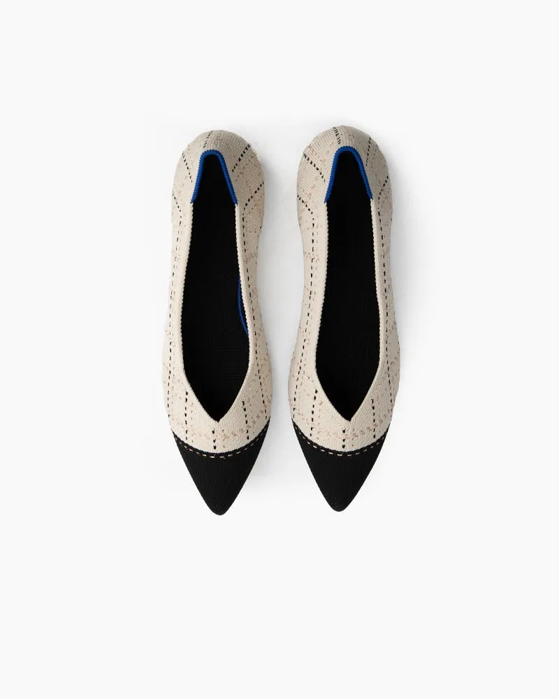 Eco-friendly Pointed Toe Ballet Flats（BotaniBound）