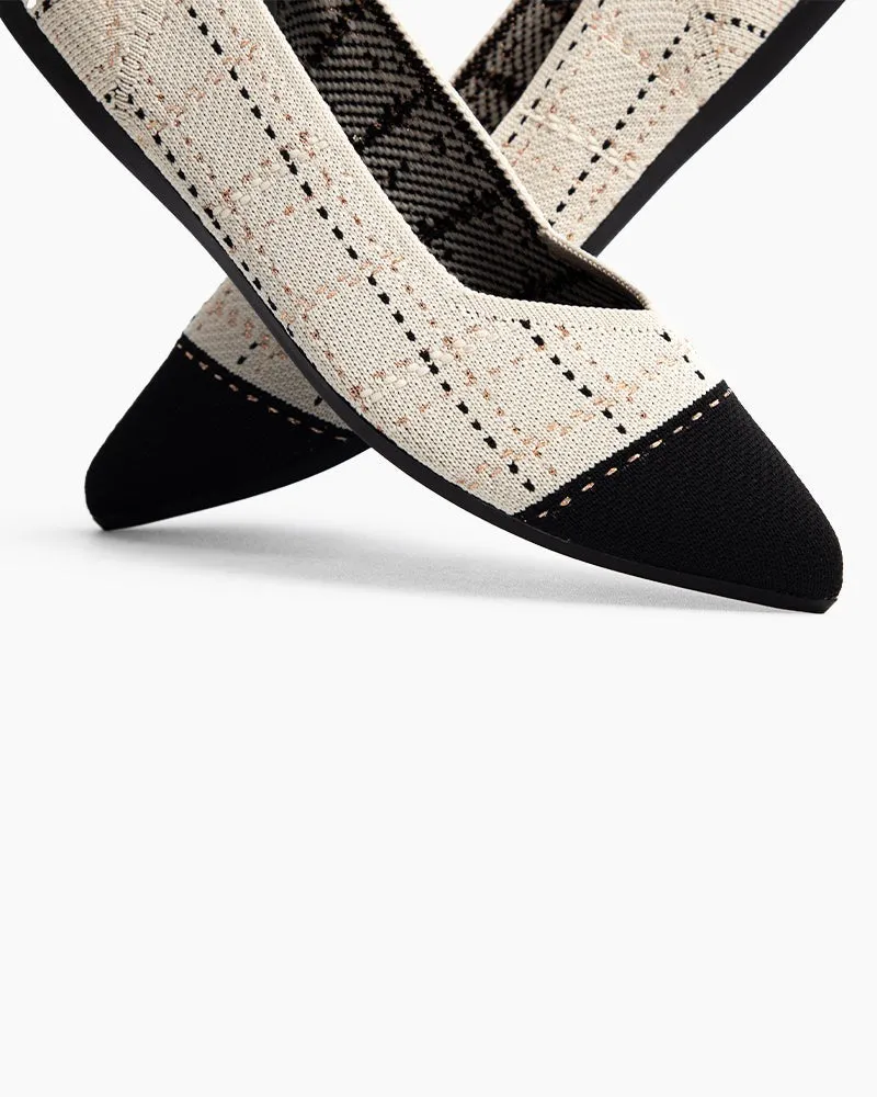 Eco-friendly Pointed Toe Ballet Flats（BotaniBound）
