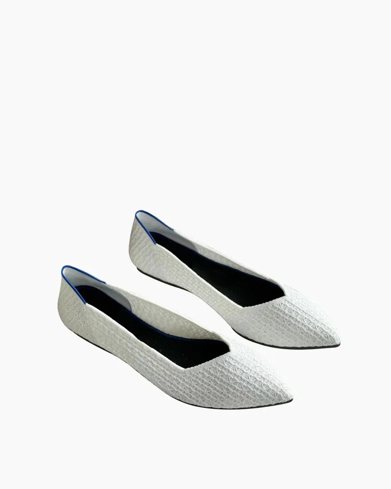 Eco-friendly Pointed Toe Ballet Flats（BotaniBound）