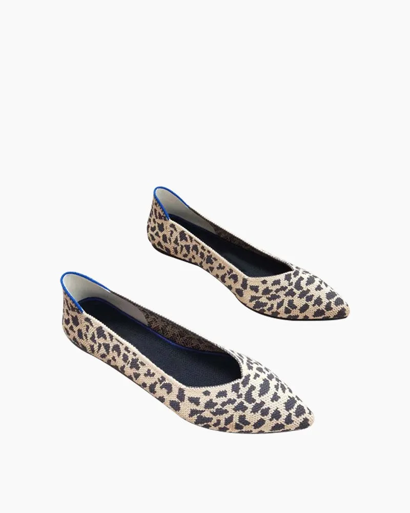 Eco-friendly Pointed Toe Ballet Flats（BotaniBound）