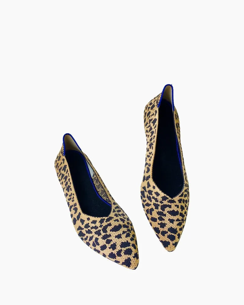 Eco-friendly Pointed Toe Ballet Flats（BotaniBound）