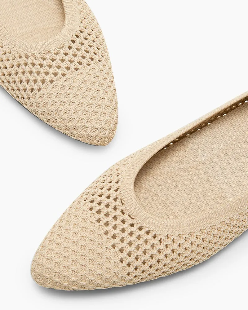 Eco-friendly Pointed Toe Ballet Flats(EcoStep)