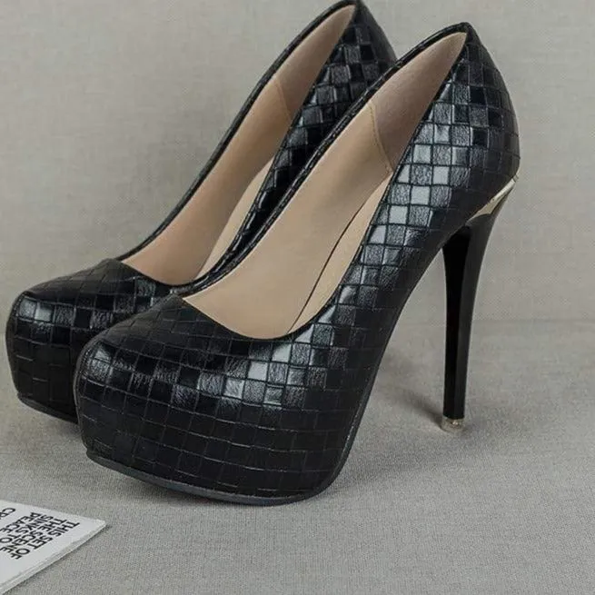 Elegant Sequined Stiletto Pumps