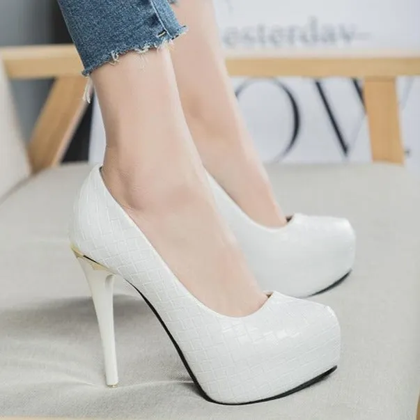Elegant Sequined Stiletto Pumps