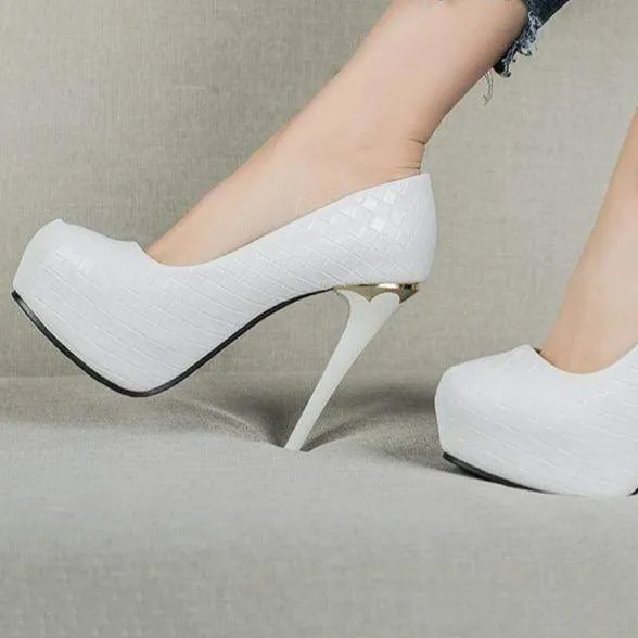 Elegant Sequined Stiletto Pumps