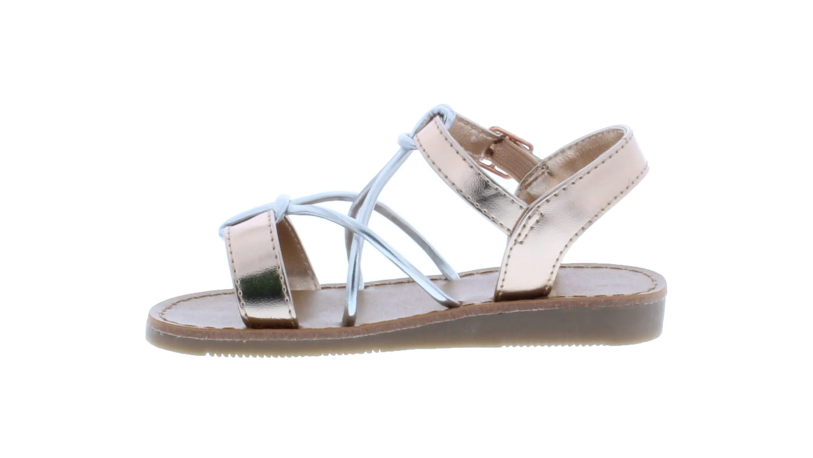 Girls Faux Leather Sandal
