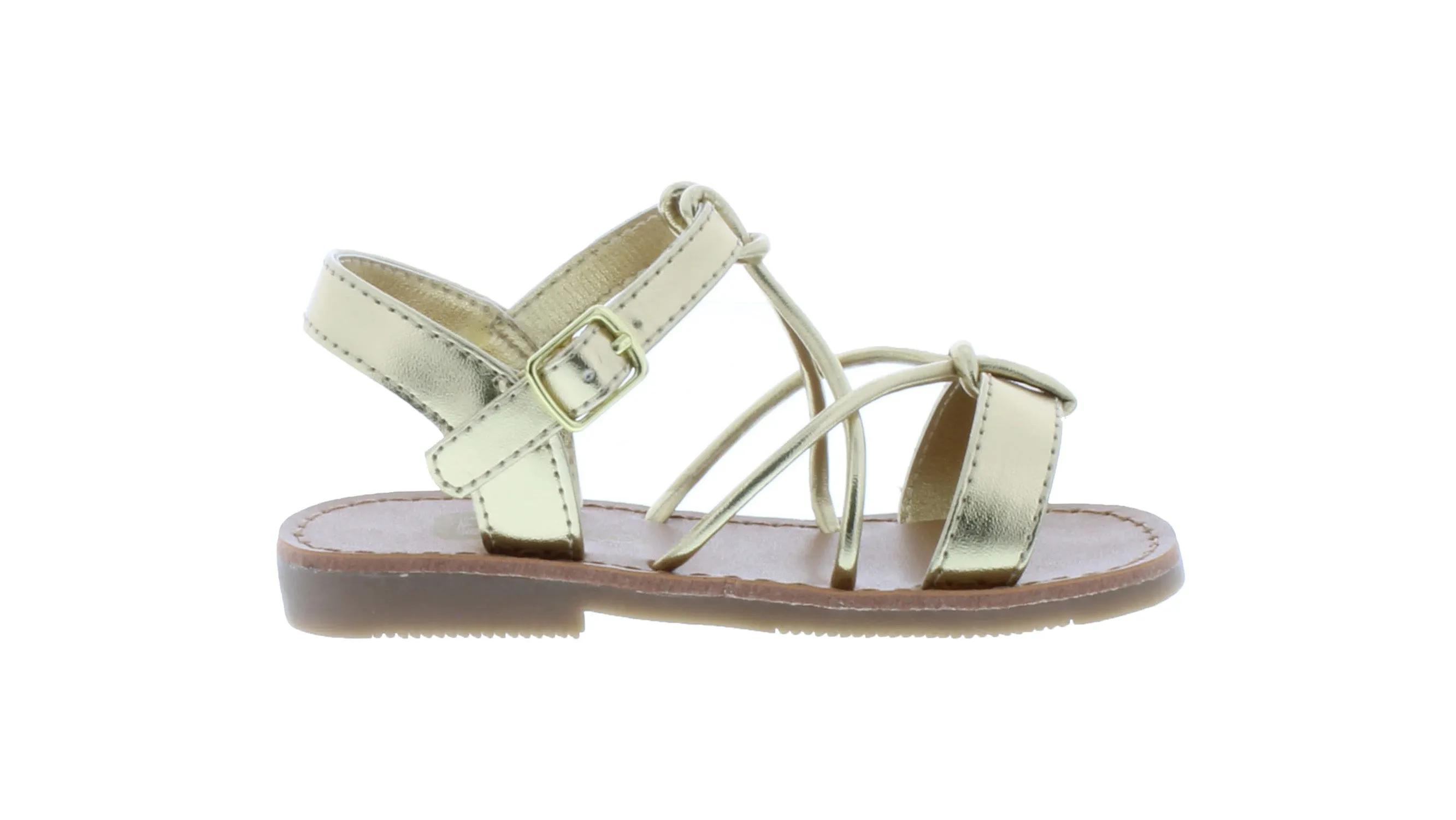 Girls Faux Leather Sandal