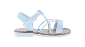 Girls Faux Leather Sandal