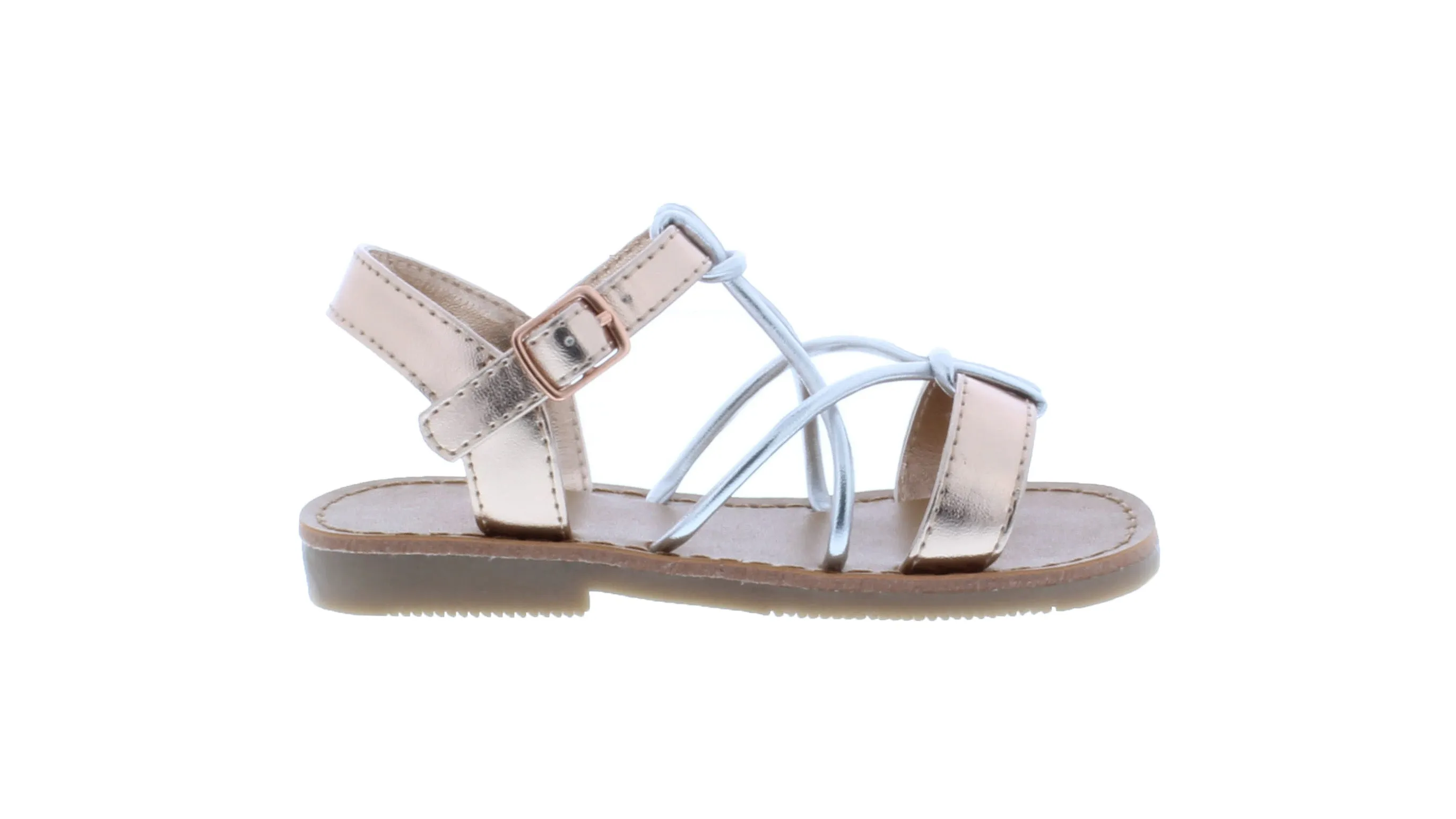 Girls Faux Leather Sandal