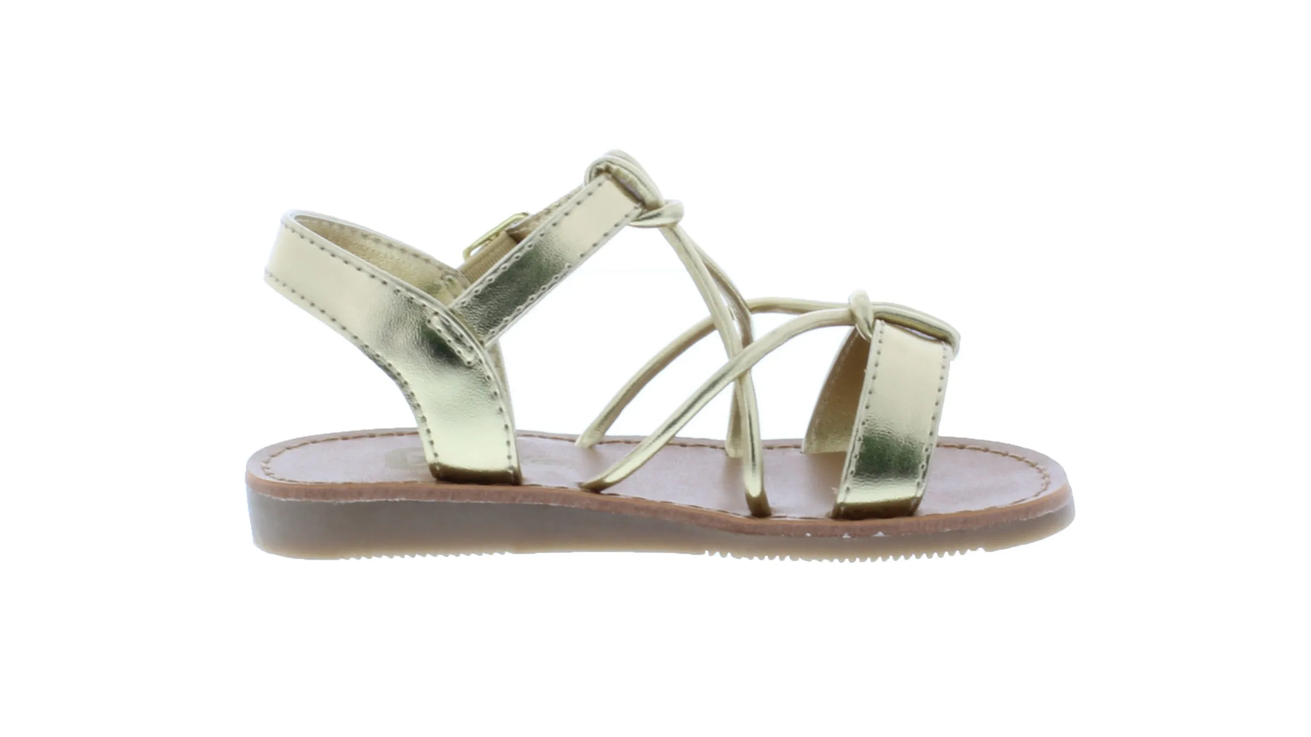 Girls Faux Leather Sandal