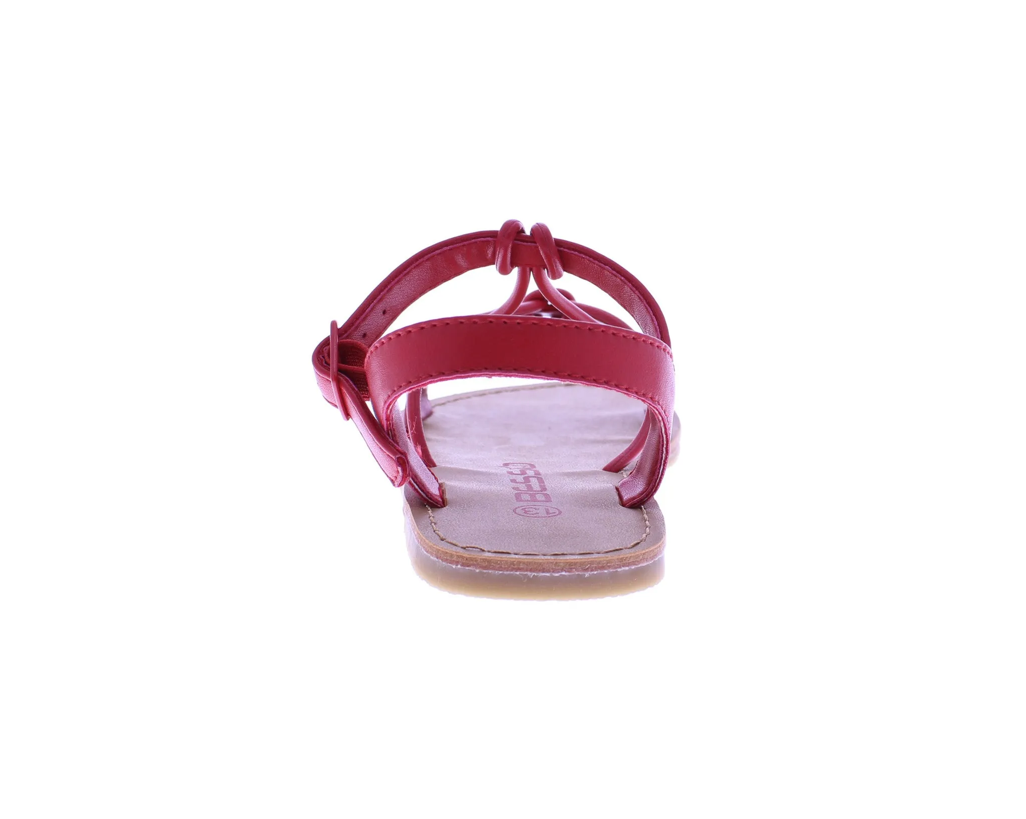 Girls Faux Leather Sandal