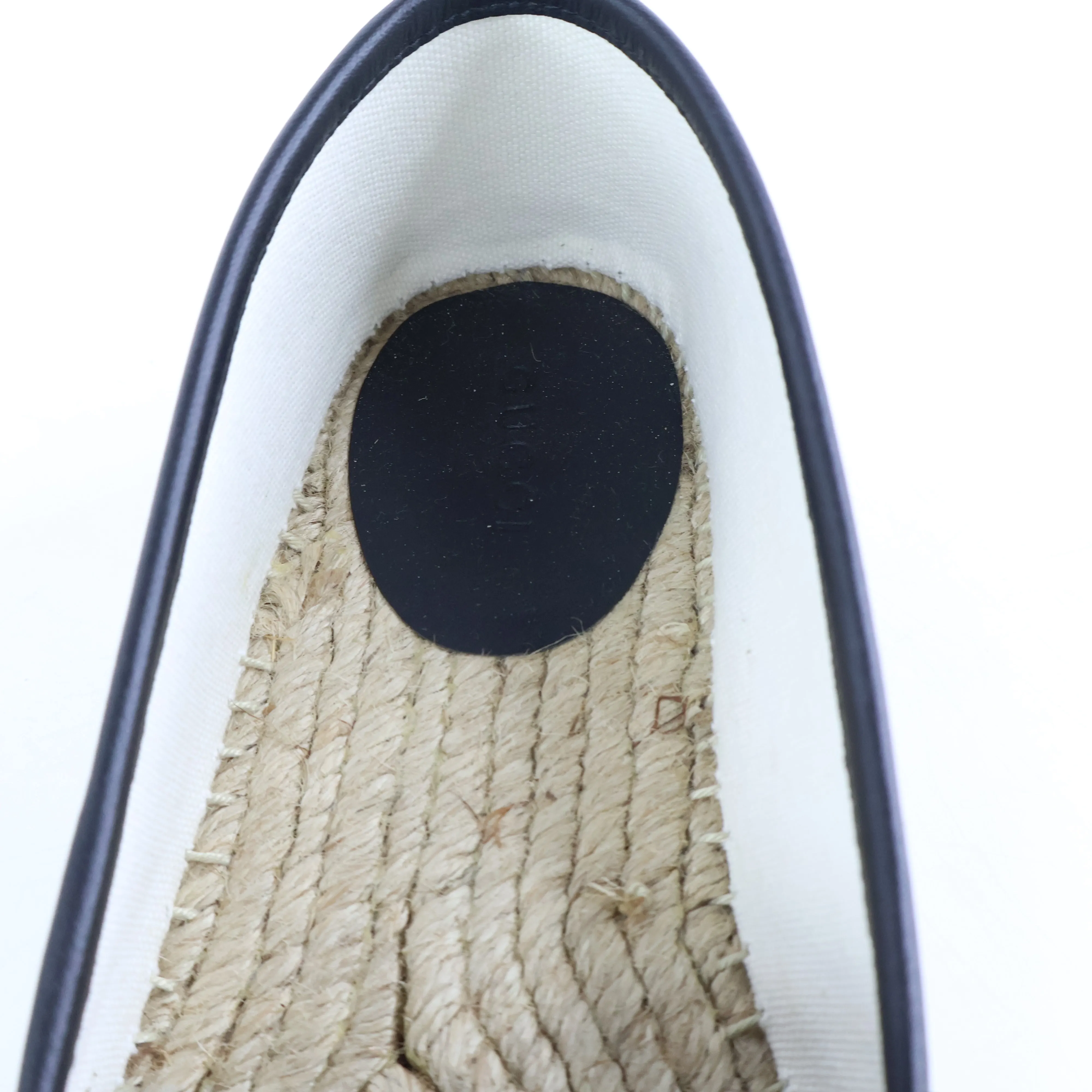 Gucci Canvas Espadrille Black 37