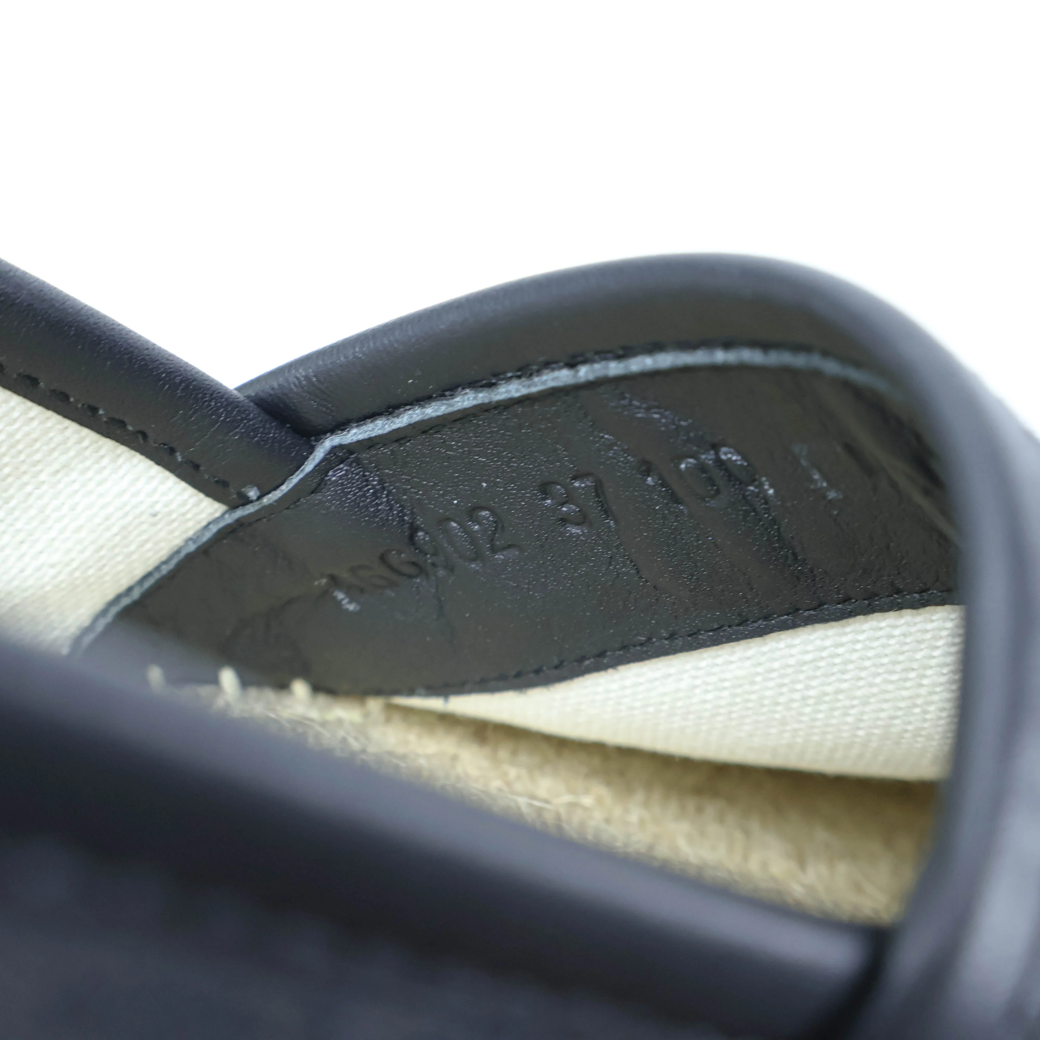 Gucci Canvas Espadrille Black 37
