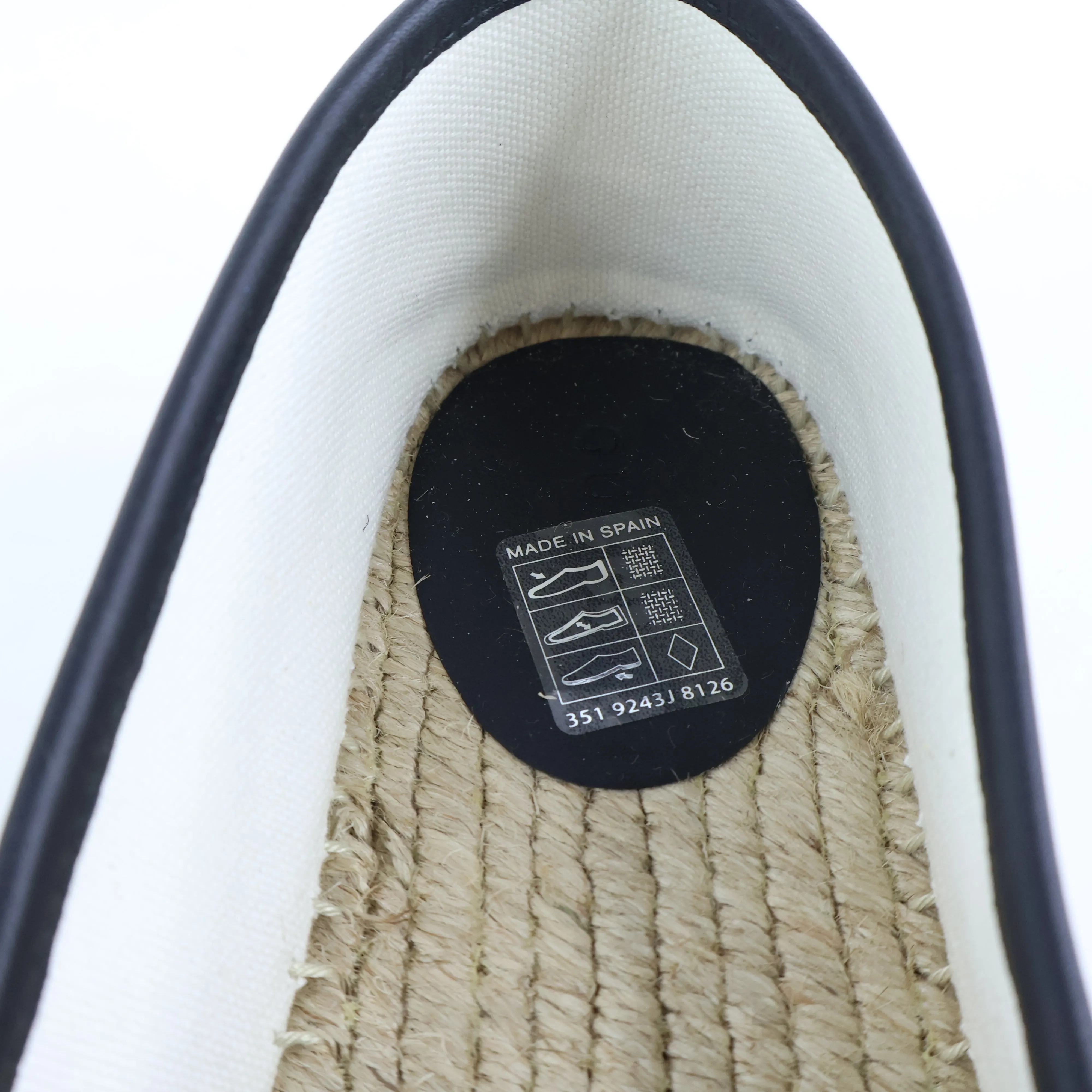 Gucci Canvas Espadrille Black 37