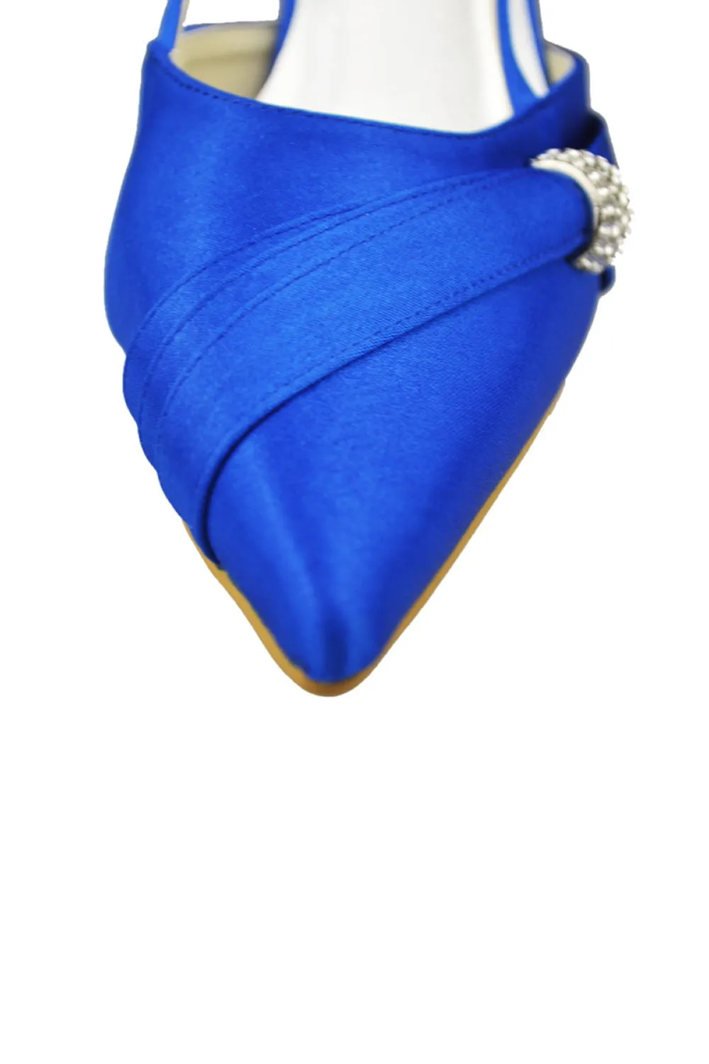 Handmade Comfortable Royal Blue Sandals For Wedding S24