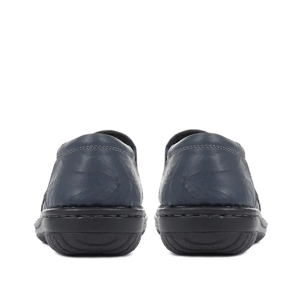 Leather Slip On Shoes - HAK32019 / 319 116