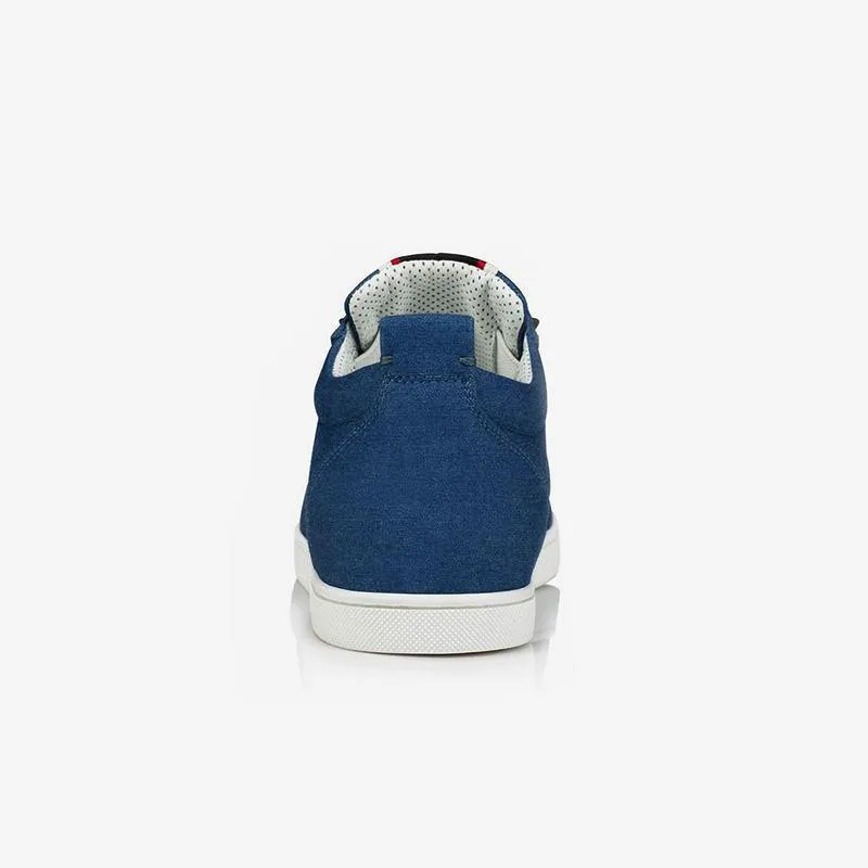 Low Top Spike Denim Sneaker
