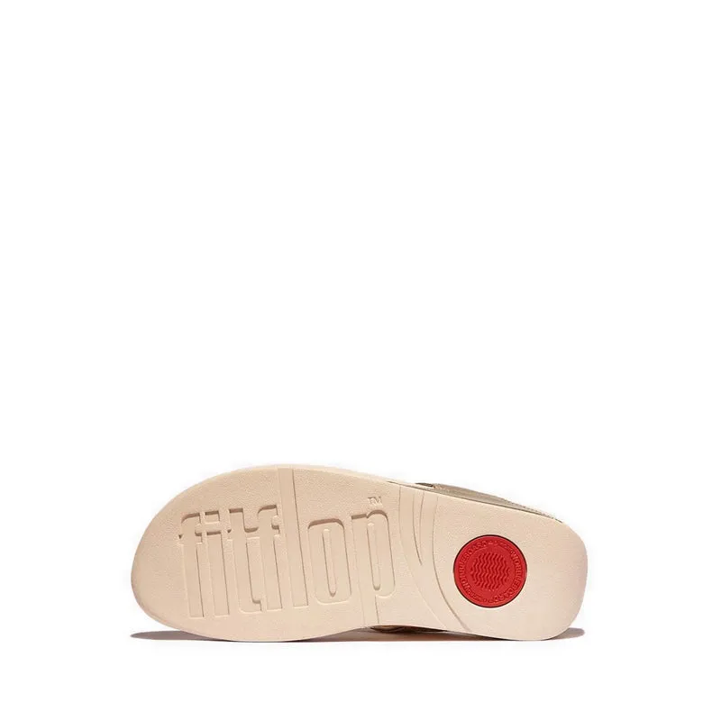 Lulu Jewel-Deluxe Metallic-Leather Toe-Thongs