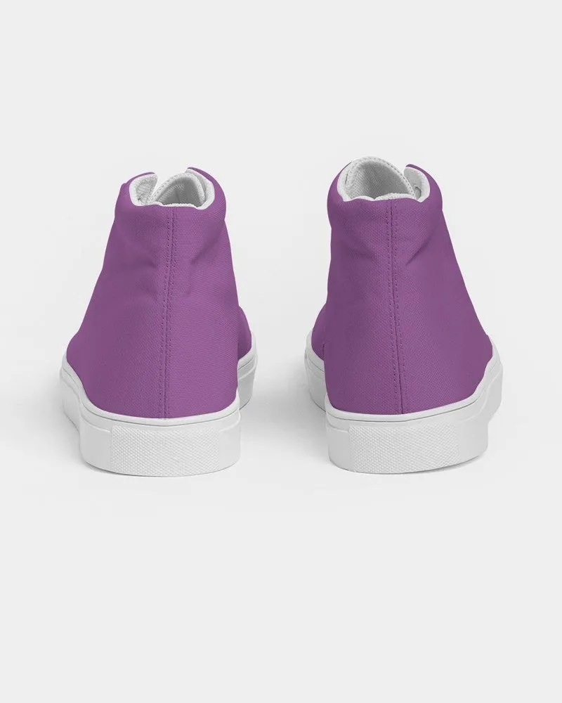 Midtone Purple High-Top Canvas Sneakers | Men's | C40M80Y0K0