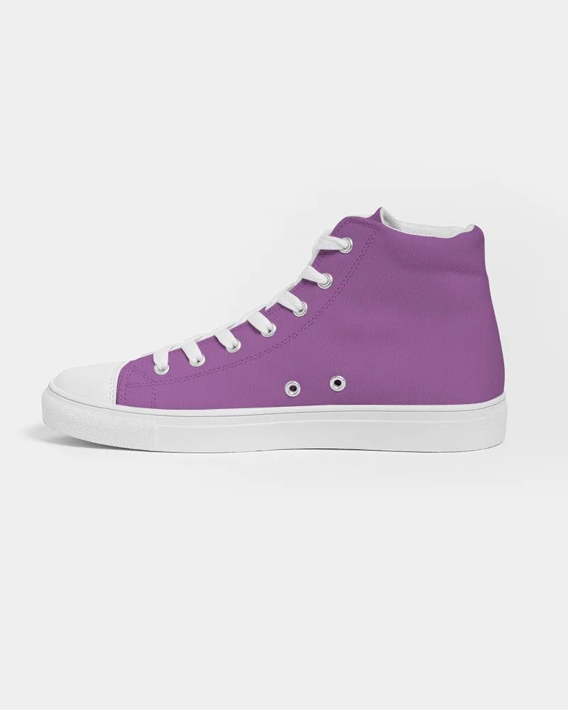 Midtone Purple High-Top Canvas Sneakers | Men's | C40M80Y0K0