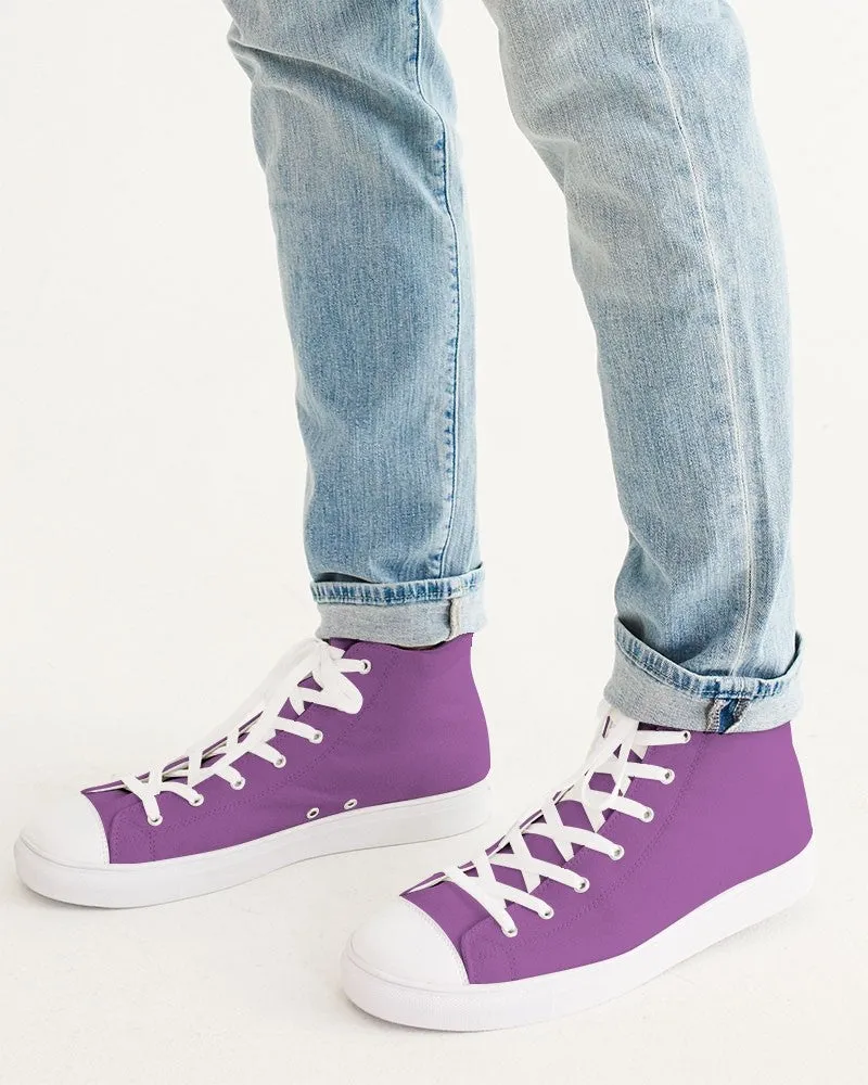 Midtone Purple High-Top Canvas Sneakers | Men's | C40M80Y0K0