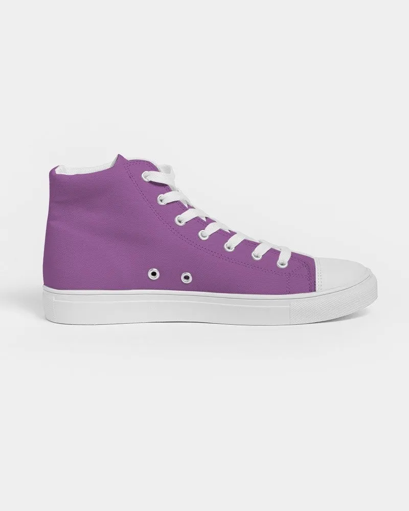 Midtone Purple High-Top Canvas Sneakers | Men's | C40M80Y0K0