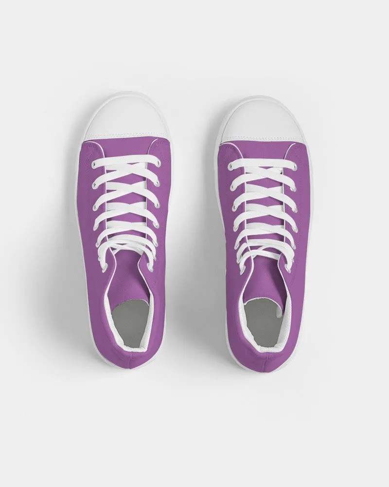 Midtone Purple High-Top Canvas Sneakers | Men's | C40M80Y0K0