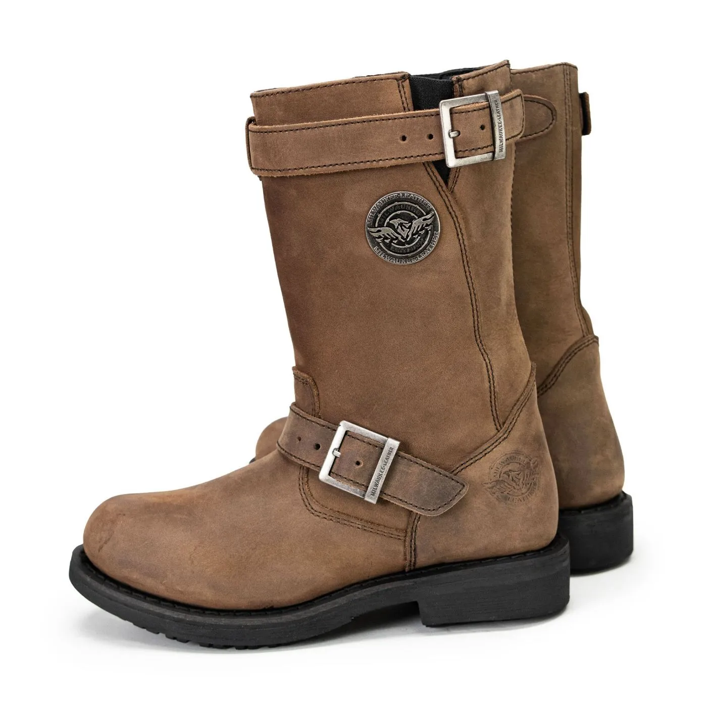 Milwaukee Leather MBL9354 Women's Brown 11-Inch Classic Engineer
