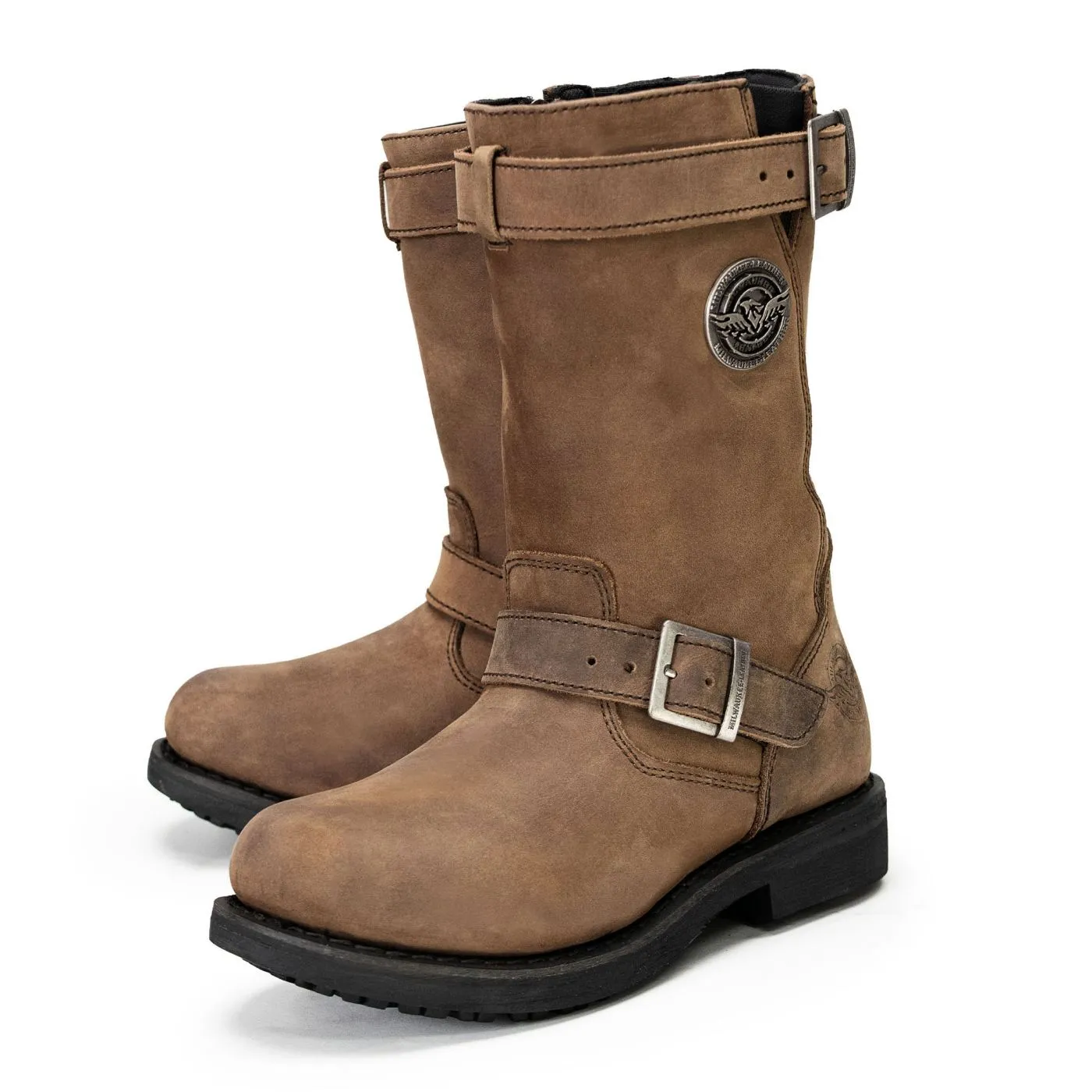 Milwaukee Leather MBL9354 Women's Brown 11-Inch Classic Engineer