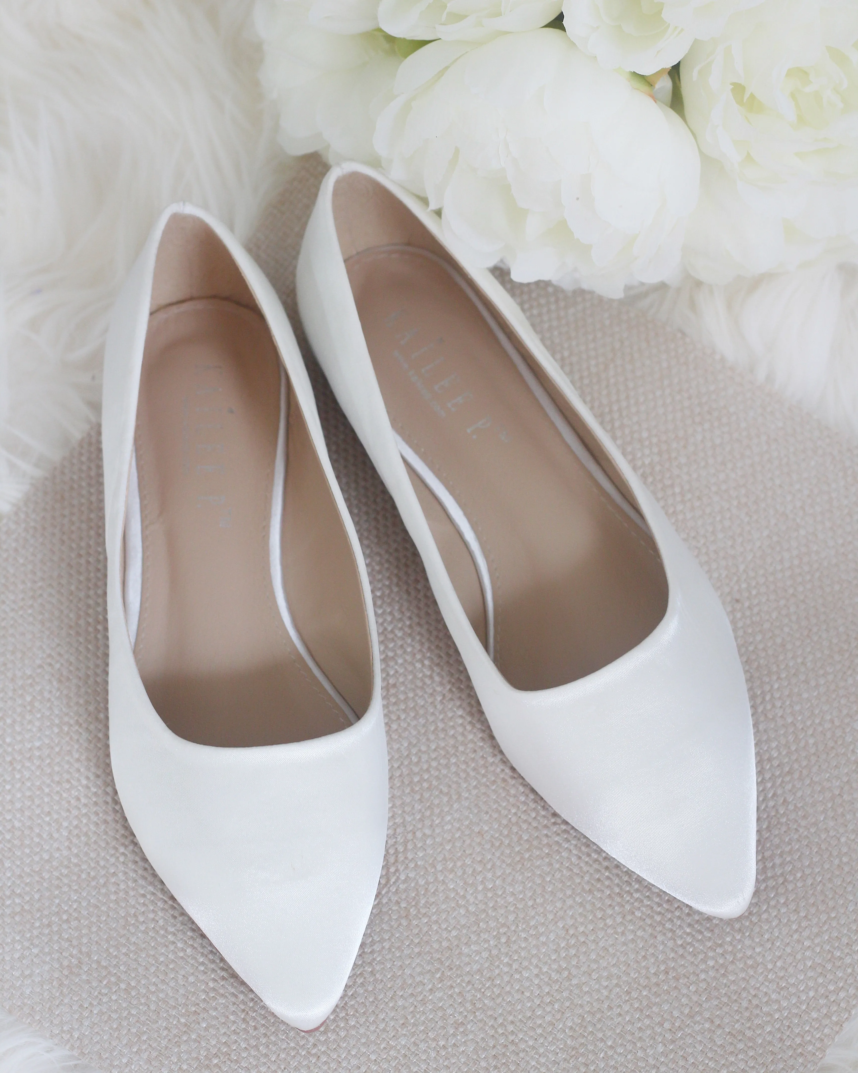 Pointy Toe Wedding Flats