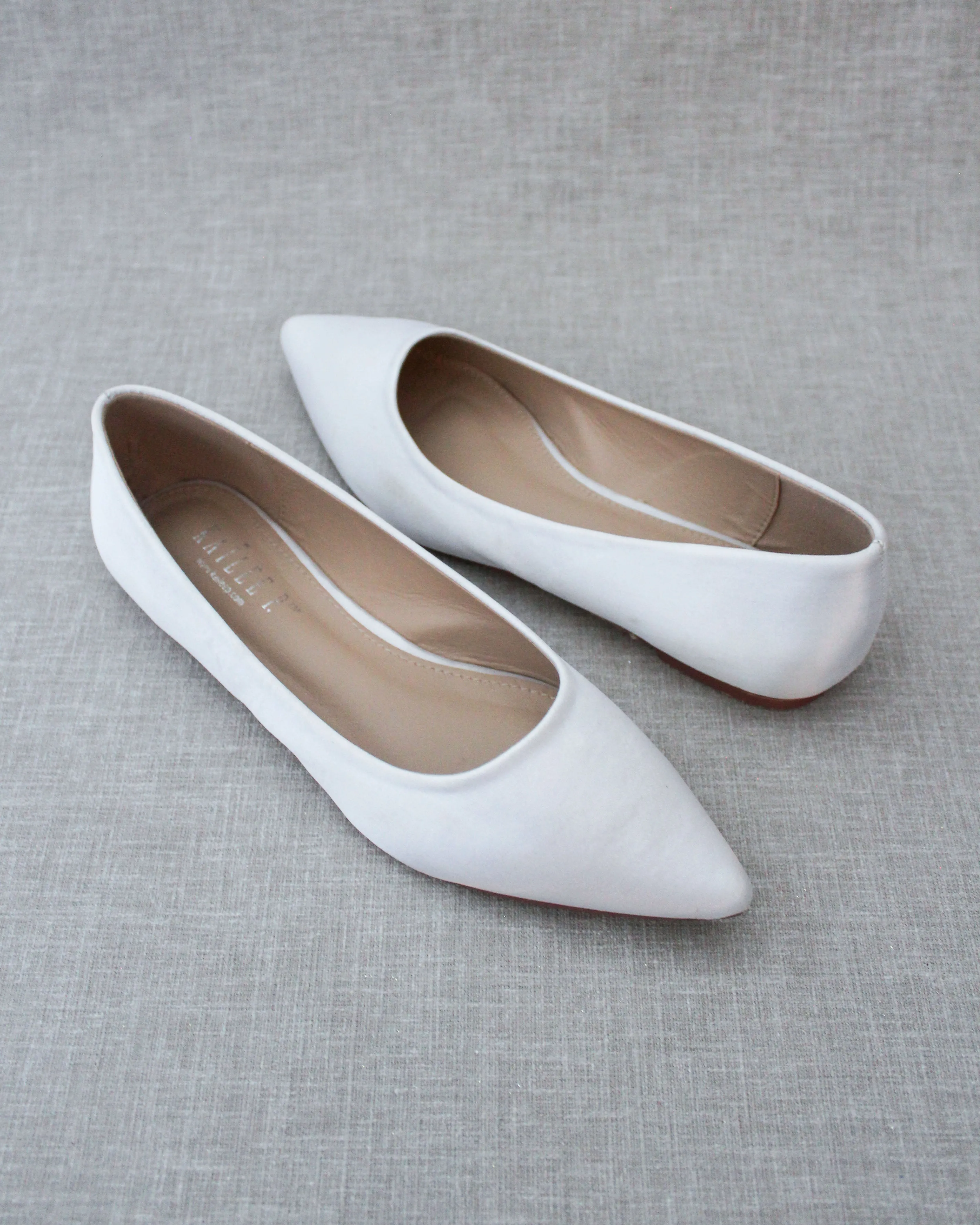 Pointy Toe Wedding Flats