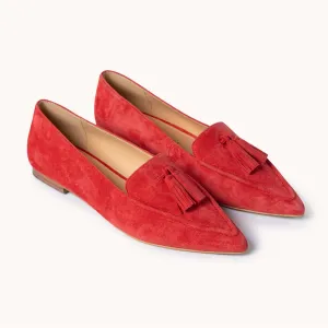 Poplar Pointed Flat - Red with Tassel