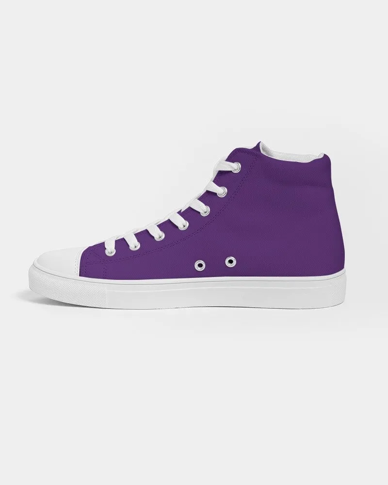 Shaded Violet High-Top Canvas Sneakers | Women's | C75M100Y0K30