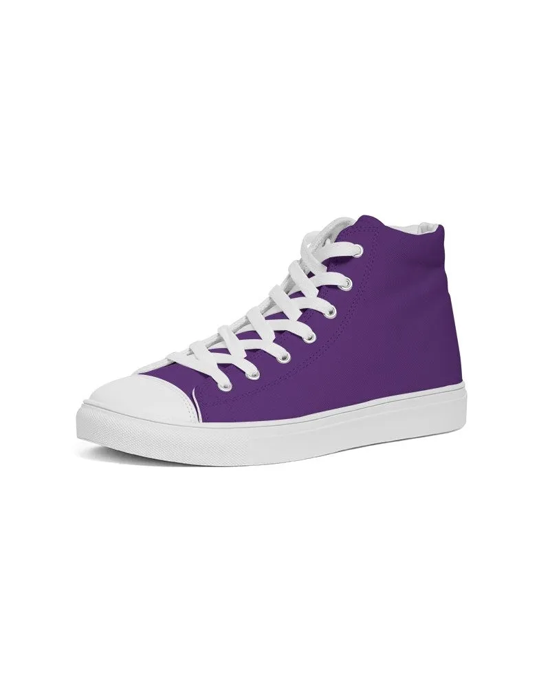 Shaded Violet High-Top Canvas Sneakers | Women's | C75M100Y0K30
