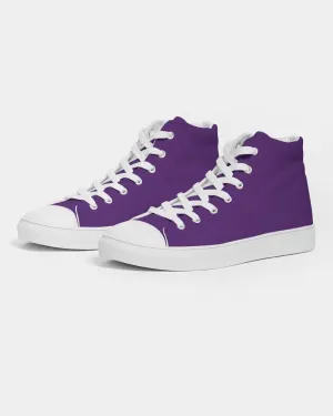Shaded Violet High-Top Canvas Sneakers | Women's | C75M100Y0K30