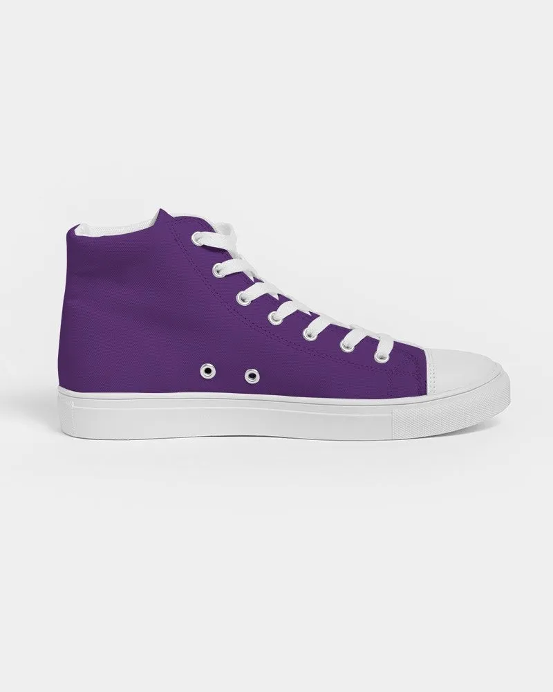 Shaded Violet High-Top Canvas Sneakers | Women's | C75M100Y0K30
