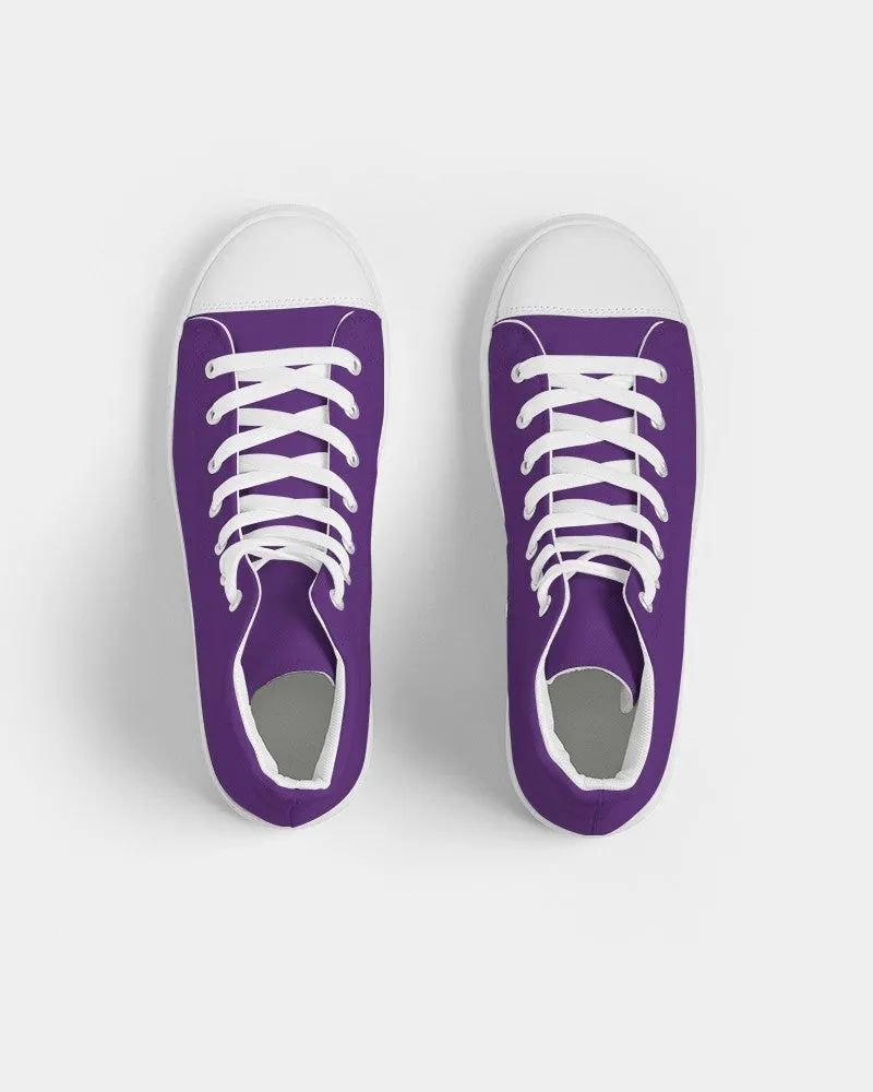 Shaded Violet High-Top Canvas Sneakers | Women's | C75M100Y0K30