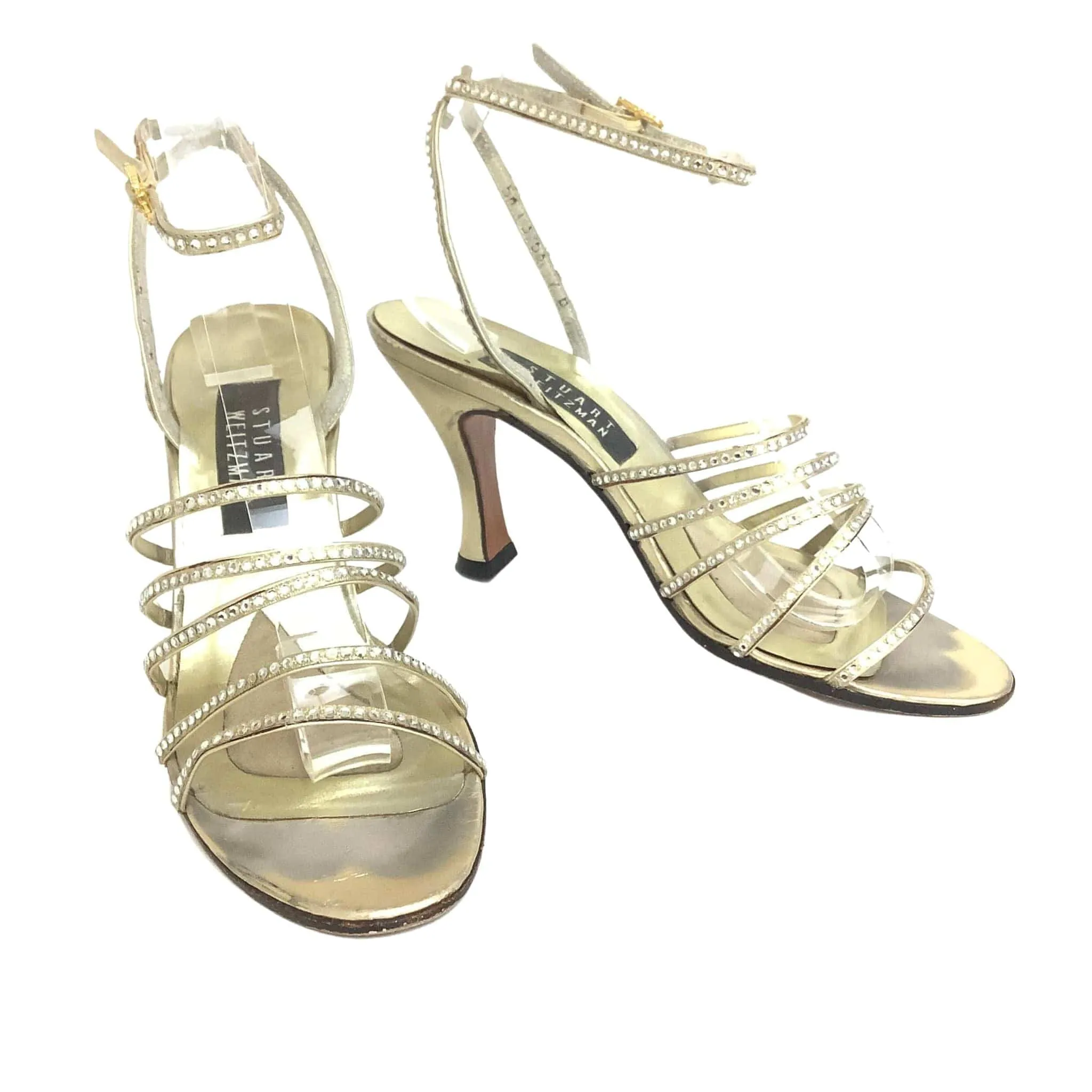 Strappy Gold Heels