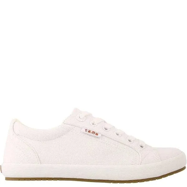 Taos Women's Star Canvas Sneakers- White