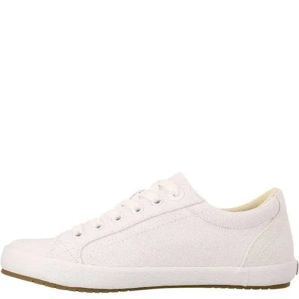 Taos Women's Star Canvas Sneakers- White